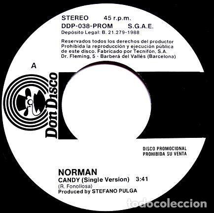 Vinyl-Schallplatten: Norman &ndash; Candy (Vinyl, Don Disco DDP-038-PROM)