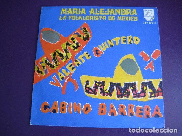 Vinyl records: Mar&iacute;a Alejandra &ndash; Valente Quintero / Gabino Barrera (Vinyl, Philips 360 209 PF)