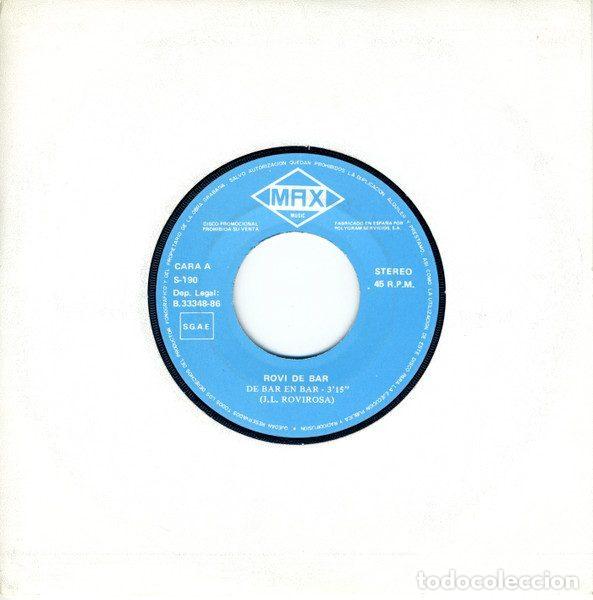 Vinyl-Schallplatten: Rovi De Bar &ndash; De Bar En Bar / Ya Me Cans&eacute; Del Clich&eacute; (Vinyl, Max Music S-190)