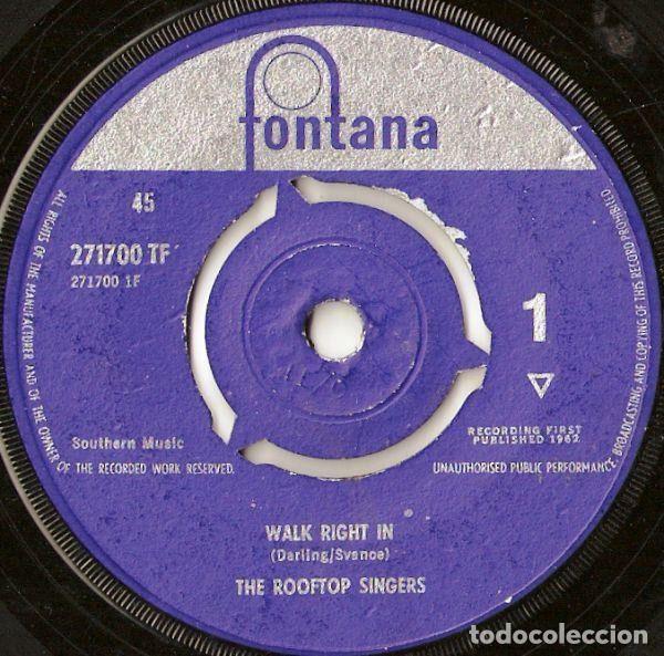 Disques de vinyle: The Rooftop Singers &ndash; Walk Right In (Vinyl, Fontana 271700 TF)