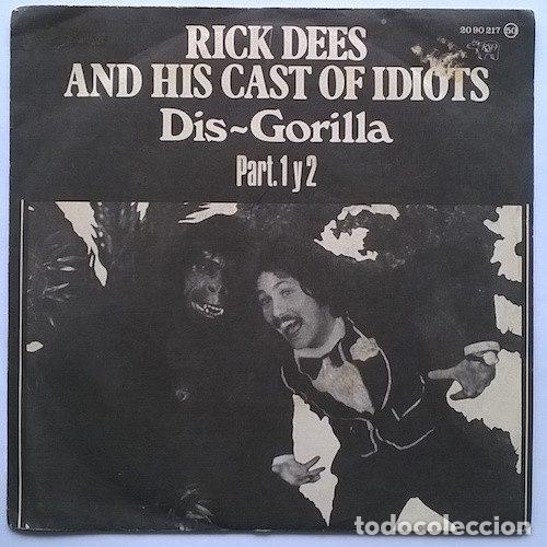Dischi in vinile: Rick Dees And His Cast Of Idiots &ndash; Dis-Gorilla Part 1 y 2 (Vinyl, RSO 20 90 217)