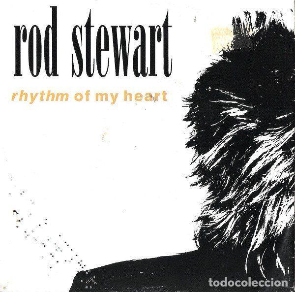 Discos de vinil: Rod Stewart &ndash; Rhythm Of My Heart (Vinyl, Warner Bros. Records W 0017)