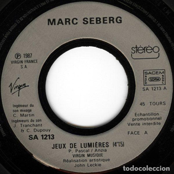 Vinyl-Schallplatten: Marc Seberg &ndash; Jeux De Lumi&egrave;res (Vinyl, Virgin SA 1213)