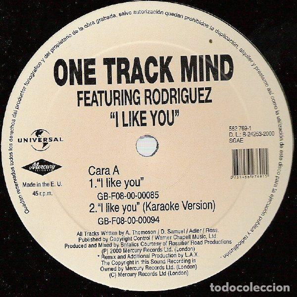 Dischi in vinile: One Track Mind Featuring Rodriguez &ndash; I Like You (Vinyl, Mercury 562 769-1)