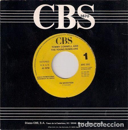 Vinyl-Schallplatten: Tommy Conwell And The Young Rumblers &ndash; I'm Seventeen (Vinyl, CBS ARIC 2512)