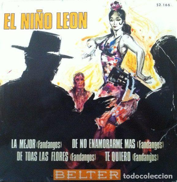 Discos de vinil: El Ni&ntilde;o Leon &ndash; La Mejor / De No Enamorarme Mas / De Toas Las Flores / Te Quiero (Vinyl, Belter...