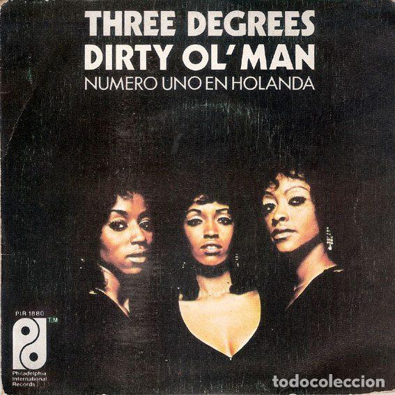 Discos de vinil: Three Degrees &ndash; Dirty Ol' Man (Vinyl, Philadelphia International Records PIR 1880)
