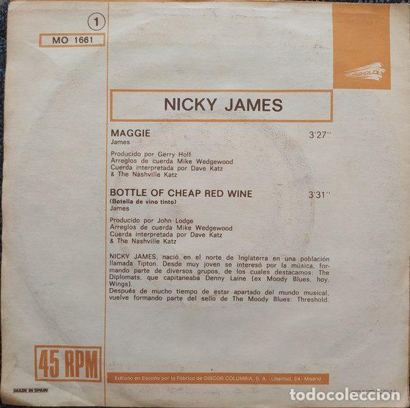 Discos de vinilo: Nicky James &ndash; Maggie (Vinyl, Threshold MO 1661) - Foto 2