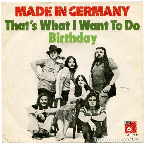 Disques de vinyle: Made In Germany &ndash; That's What I Want To Do / Birthday (Vinyl, BASF 05-52101)