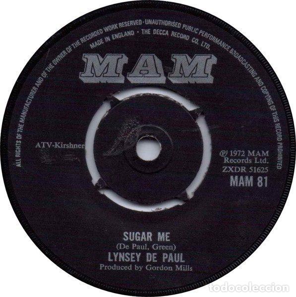 Discos de vinil: Lynsey De Paul &ndash; Sugar Me (Vinyl, MAM MAM 81)