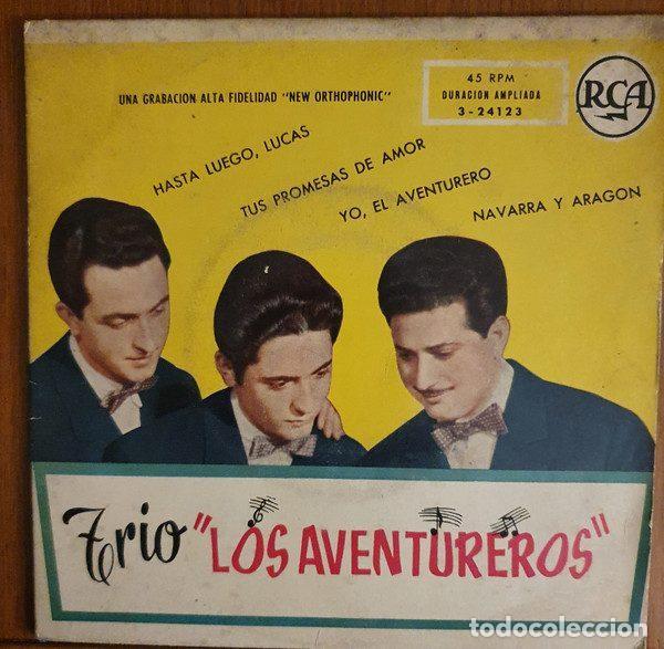 Discos de vinil: Trio Los Aventureros &ndash; Hasta Luego, Lucas (Vinyl, RCA 3-24123)