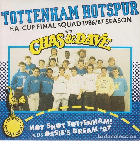 Vinyl records: Tottenham Hotspur F.A. Cup Final Squad 1986/87 Season With Chas & Dave &ndash; Hot Shot Tottenham...