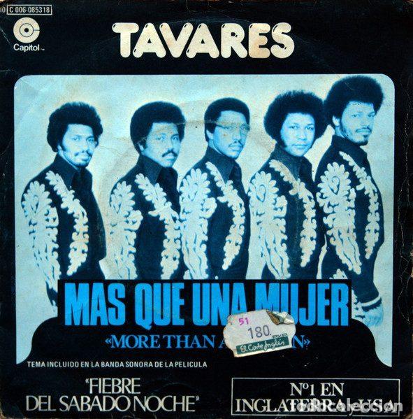 Vinyl records: Tavares &ndash; Mas Que Una Mujer &laquo;More Than A Woman&raquo; (Vinyl, Capitol Records 10 C 006-085.318)