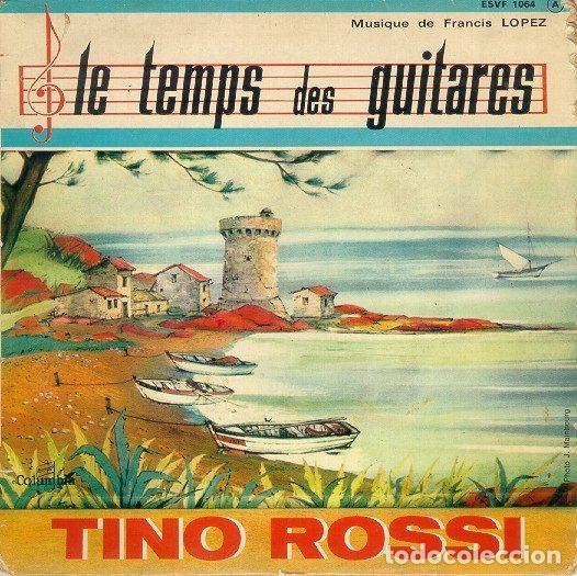 Discos de vinil: Tino Rossi &ndash; Le Temps Des Guitares (Vinyl, Columbia ESVF 1064)