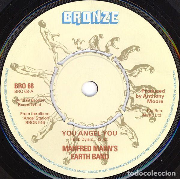 Discos de vinil: Manfred Mann's Earth Band &ndash; You Angel You (Vinyl, Bronze BRO 68)