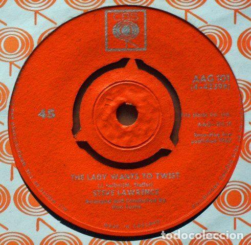 Vinyl-Schallplatten: Steve Lawrence &ndash; The Lady Wants To Twist (Vinyl, CBS AAG 101)
