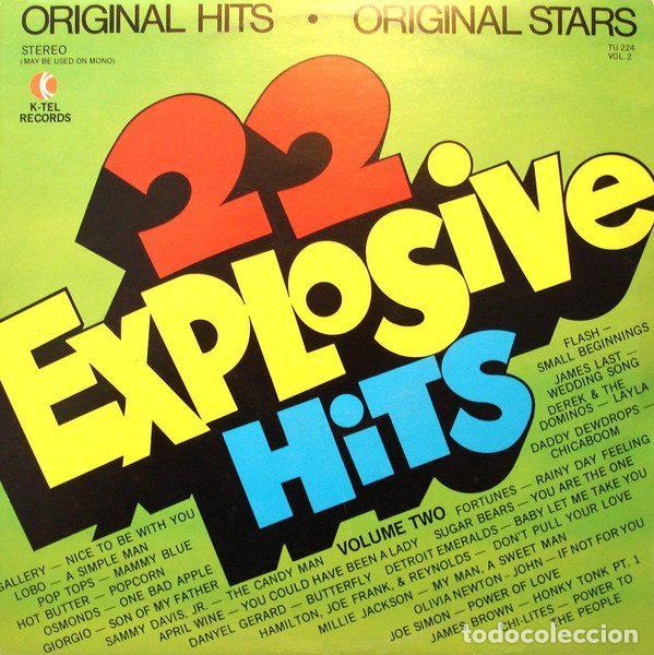 Discos de vinil: Various &ndash; 22 Explosive Hits, Vol 2 (Vinyl, K-Tel TU 224)