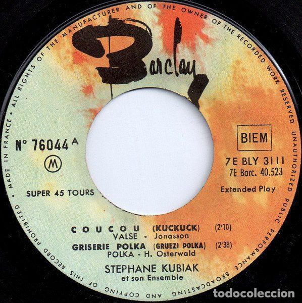 Discos de vinilo: Kubiak &ndash; Coucou (Vinyl, Barclay 76044) - Foto 3