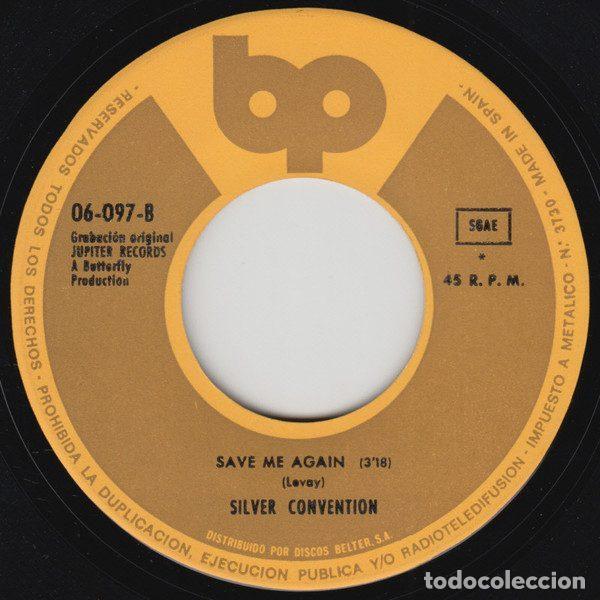 Discos de vinilo: Silver Convention &ndash; Save Me (Vinyl, BP 06-097) - Foto 4