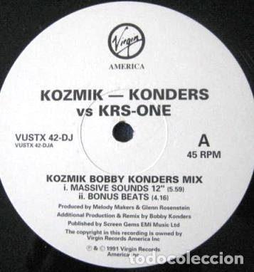 Vinyl records: Ziggy Marley And The Melody Makers &ndash; Kozmik - Konders vs. KRS-ONE (Vinyl, Virgin America VUSTXDJ 42)