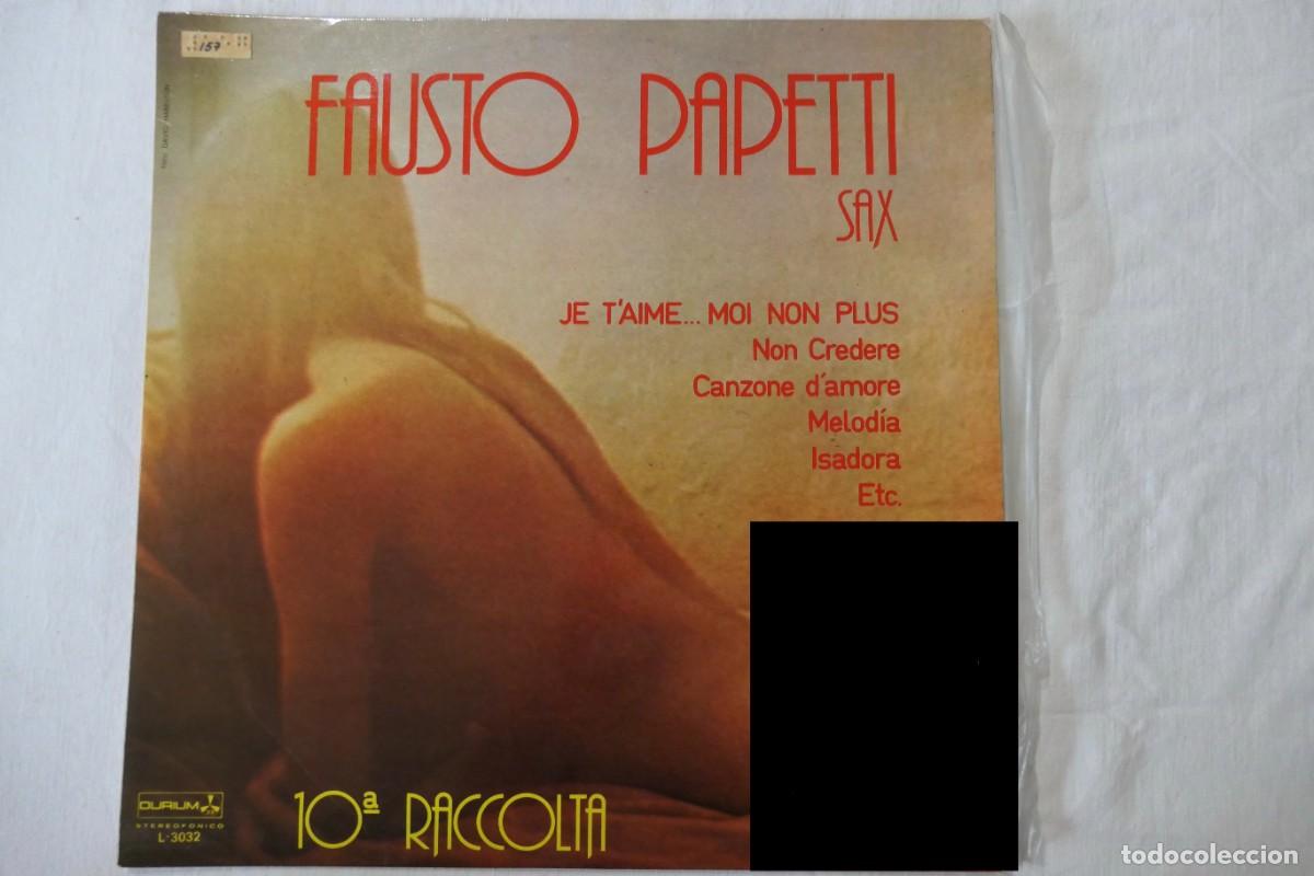 Discos de vinilo: FAUSTO PAPETTI - 10&ordf; RACCOLTA - VINILO LP 12&rdquo; - DURIUM ESPA&Ntilde;A