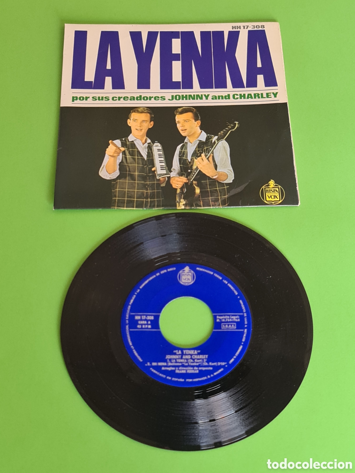 Discos de vinilo: Johnny and Charley / LA YENKA / Single - Foto 2