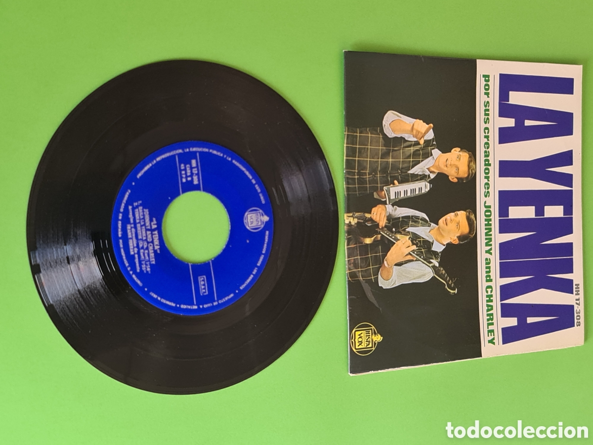 Discos de vinilo: Johnny and Charley / LA YENKA / Single - Foto 3
