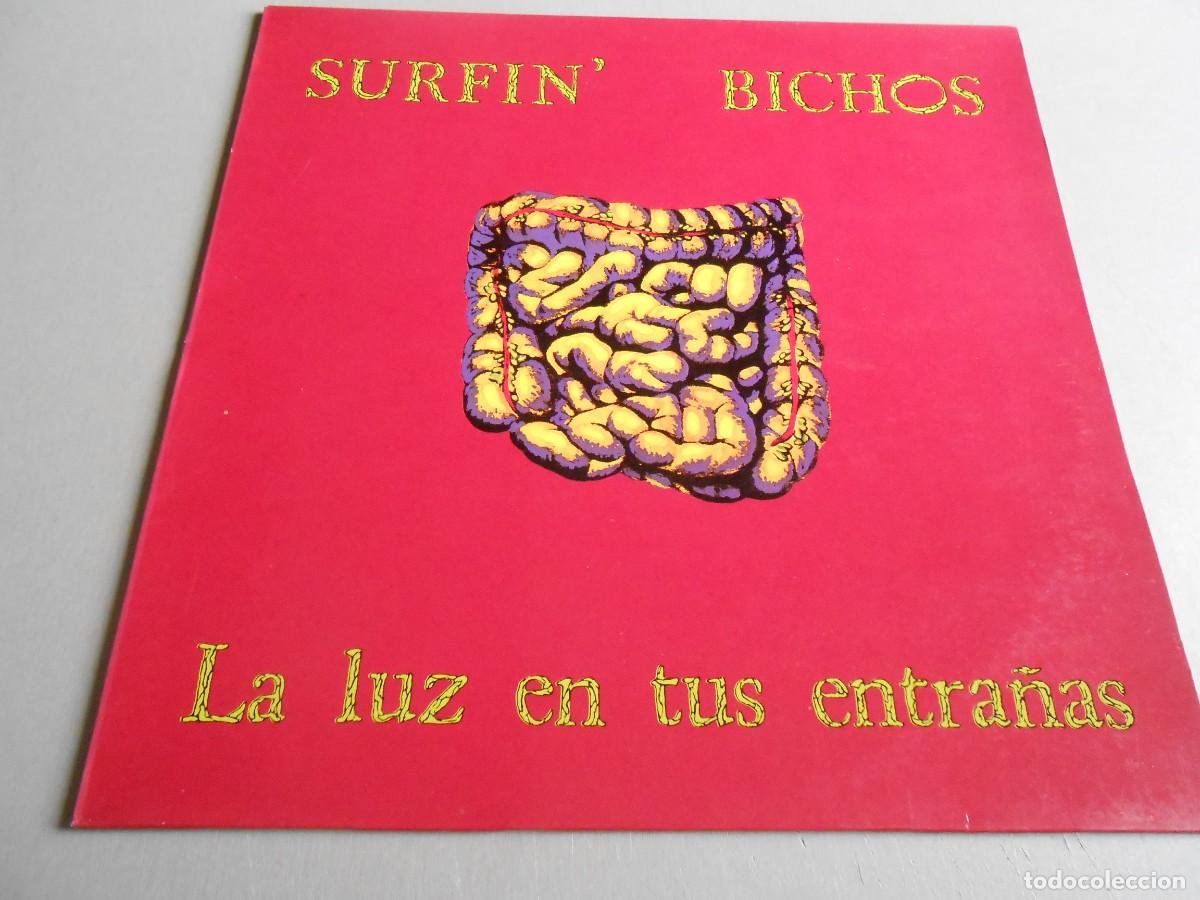 Discos de vinilo: SURFIN&acute; BICHOS, LP, &iexcl;AMAS LO DESCONOCIDO? + 9, A&Ntilde;O 1989, LA FABRICA MAGNETICA 896FM19