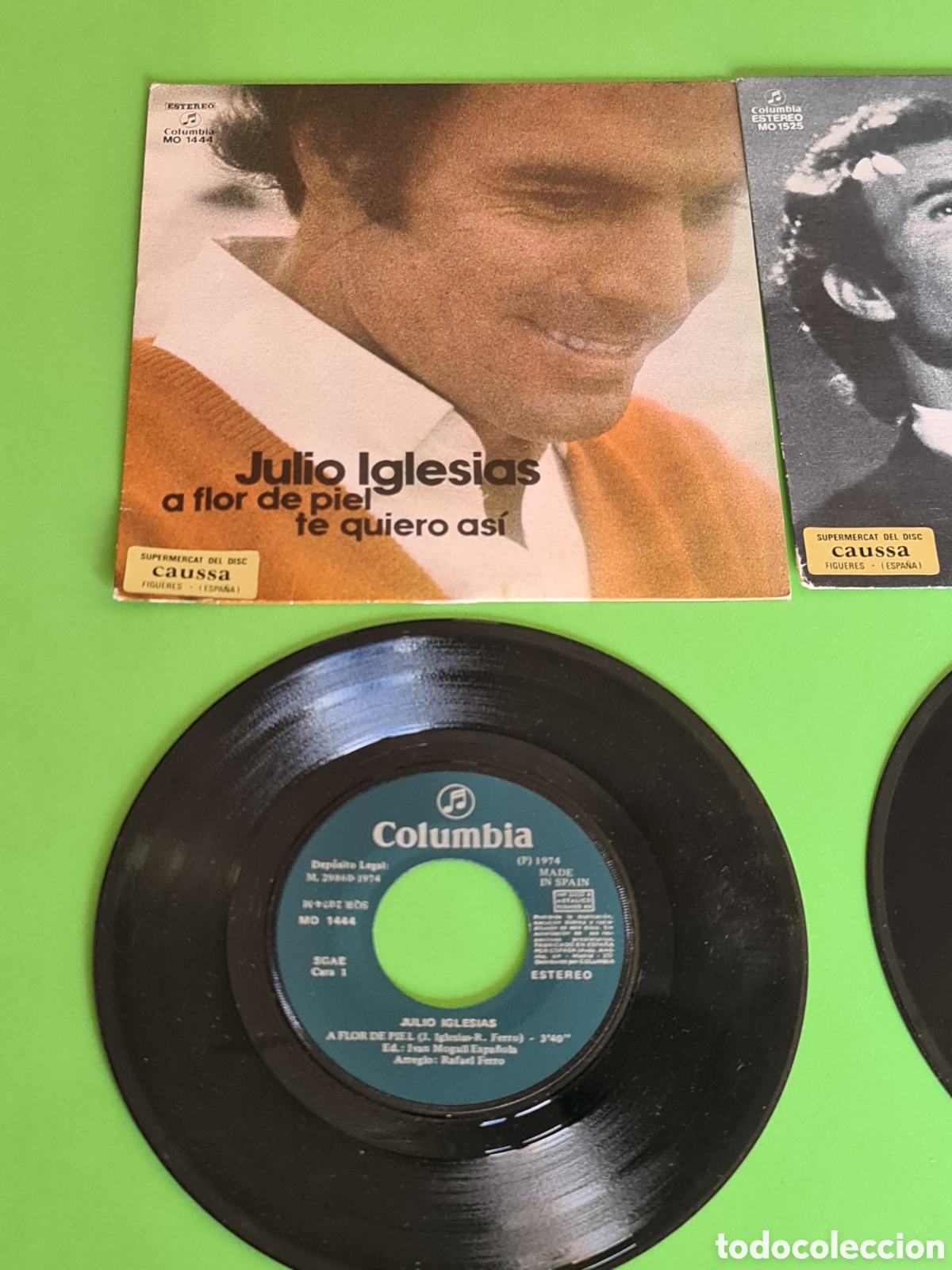 Discos de vinilo: JULIO IGLESIAS/ Dos singles. - Foto 2