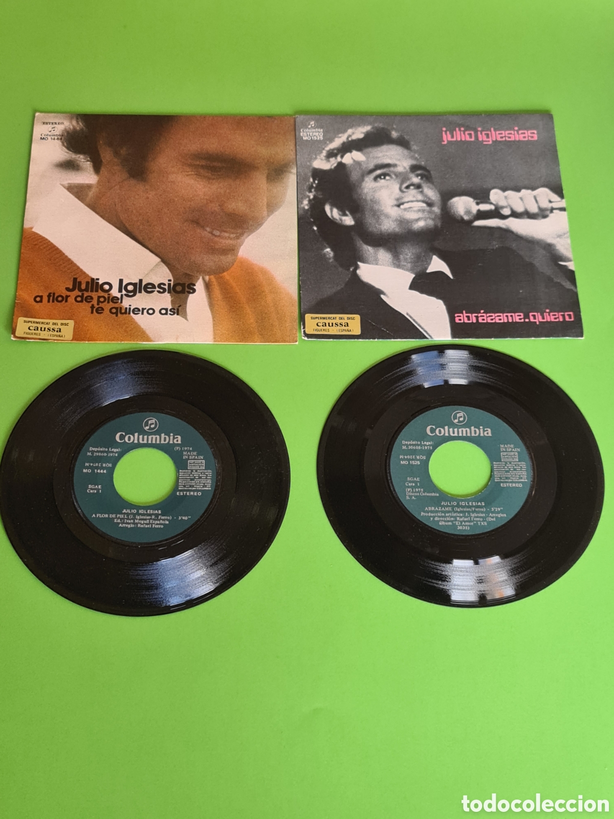 Discos de vinilo: JULIO IGLESIAS/ Dos singles. - Foto 1