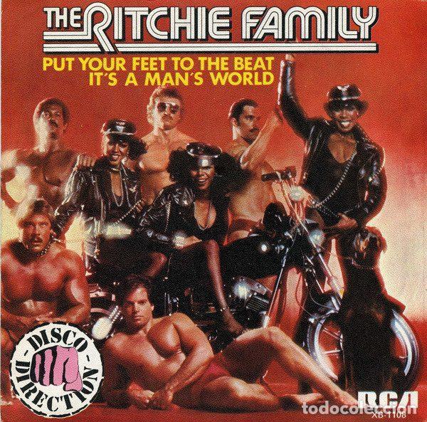 Discos de vinil: The Ritchie Family &ndash; Put Your Feet To The Beat / It's A Man World (Vinyl, RCA XB-1108)