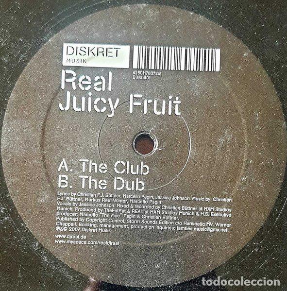 Disques de vinyle: Real &ndash; Juicy Fruit (Vinyl, Diskret Musik Diskret01)