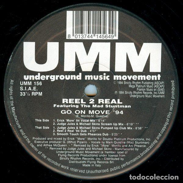 Vinyl records: Reel 2 Real Featuring The Mad Stuntman &ndash; Go On Move '94 (Vinyl, UMM UMM 156)