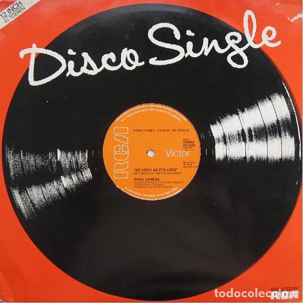 Vinyl records: Theo Vaness &ndash; As Long As It's Love / Love Me Now (Vinyl, RCA Victor PD-8339)