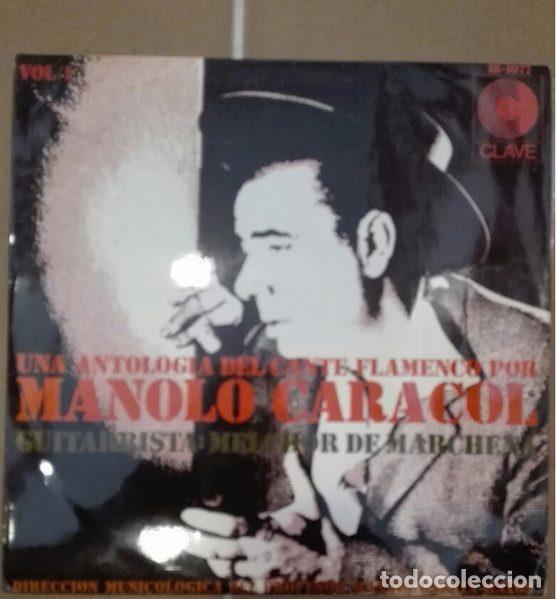 Discos de vinil: Manolo Caracol &ndash; Una Historia Del Cante Flamenco / 1 (Vinyl, Clave 18-1077)