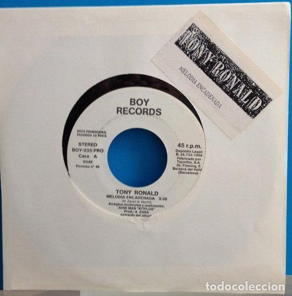 Vinyl-Schallplatten: Tony Ronald &ndash; Melod&iacute;a Encadenada (Vinyl, Boy Records BOY-033-PRO)
