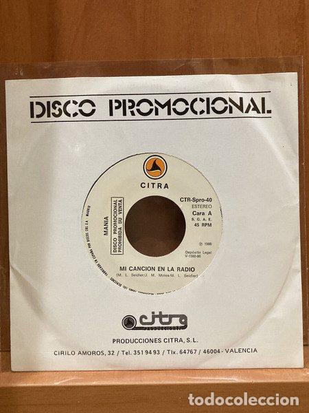 Dischi in vinile: Mania &ndash; Mi Canci&oacute;n En la Radio (Vinyl, Citra CTR-spro-40)