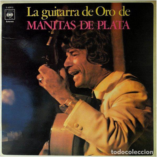 Discos de vinilo: Manitas De Plata &ndash; La Guitarra De Oro De Manitas De Plata (Vinyl, CBS S-63915)