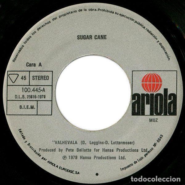 Discos de vinilo: Sugar Cane &ndash; Valhevala (Vinyl, Ariola 100445-A) - Foto 3