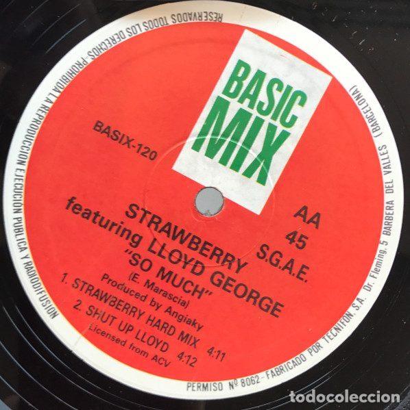 Discos de vinilo: Strawberry Featuring Lloyd George &ndash; So Much (Vinyl, Basic Mix BASIX - 120) - Foto 4