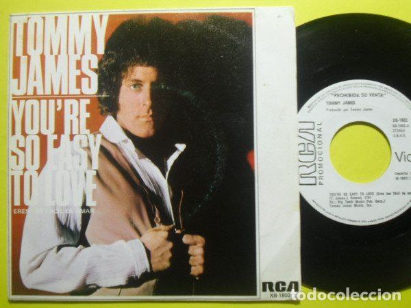 Discos de vinil: Tommy James &ndash; You're So Easy To Love = Eres Tan Facil De Amar (Vinyl, RCA XB-1802)