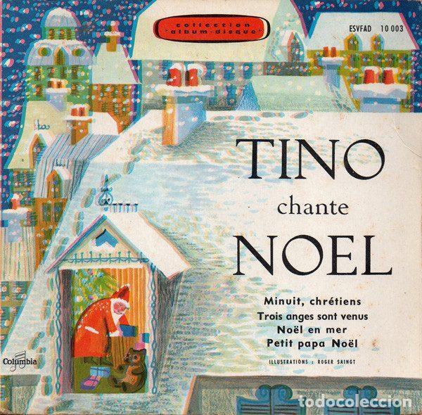Discos de vinil: Tino Rossi &ndash; Tino Chante Noel (Vinyl, Columbia ESVFAD-10003)