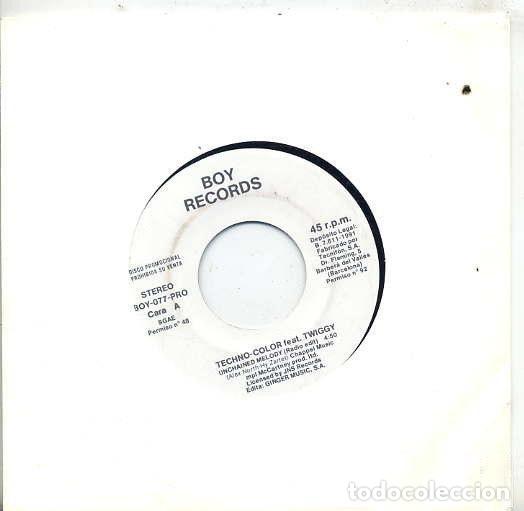 Discos de vinilo: Techno-Color Feat. Twiggy &ndash; Unchained Melody (Vinyl, Boy Records BOY-077-PRO)