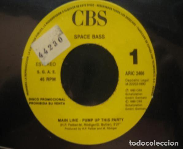 Vinyl records: Space Bass &ndash; Main Line - Pump Up This Party (Vinyl, CBS ARIC 2466)