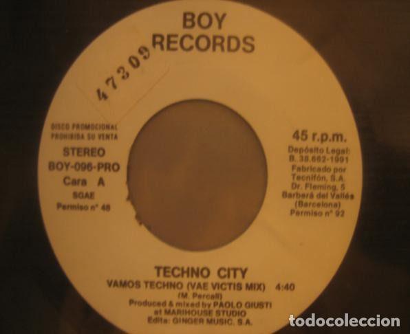 Dischi in vinile: Techno City &ndash; Vamos Techno (Vinyl, Boy Records BOY-096-PRO)