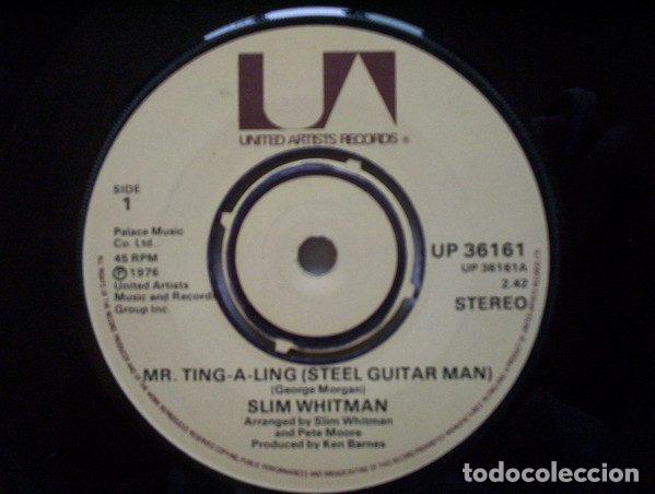 Discos de vinil: Slim Whitman &ndash; Mr. Ting-A-Ling (Steel Guitar Man) (Vinyl, United Artists Records UP 36161)