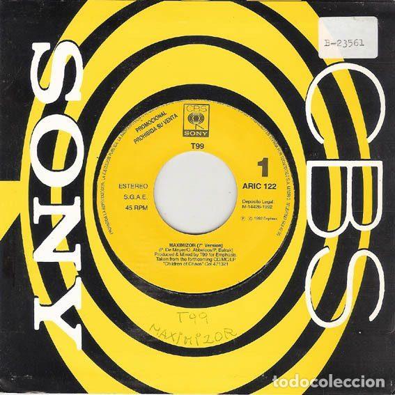 Vinyl-Schallplatten: T99 &ndash; Maximizor (Vinyl, CBS/Sony ARIC 122)