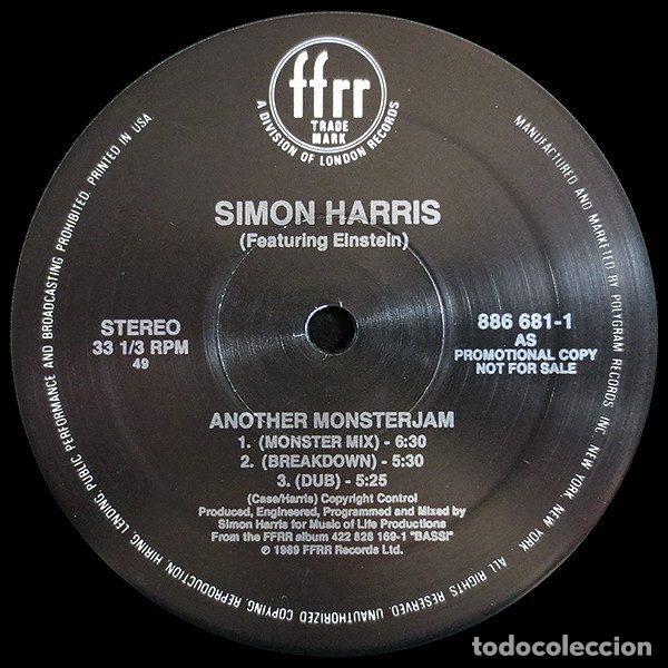 Vinyl records: Simon Harris &ndash; Another Monster Jam / (I've Got Your) Pleasure Control (Vinyl, FFRR 886 681-1)