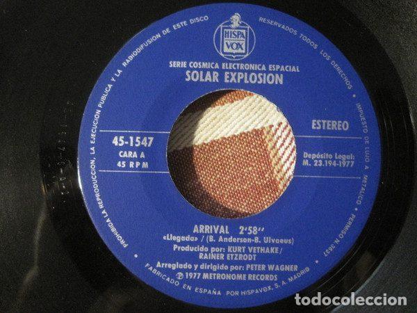 Discos de vinilo: Solar Explosion &ndash; Arrival (Vinyl, Hispavox 45-1547) - Foto 2