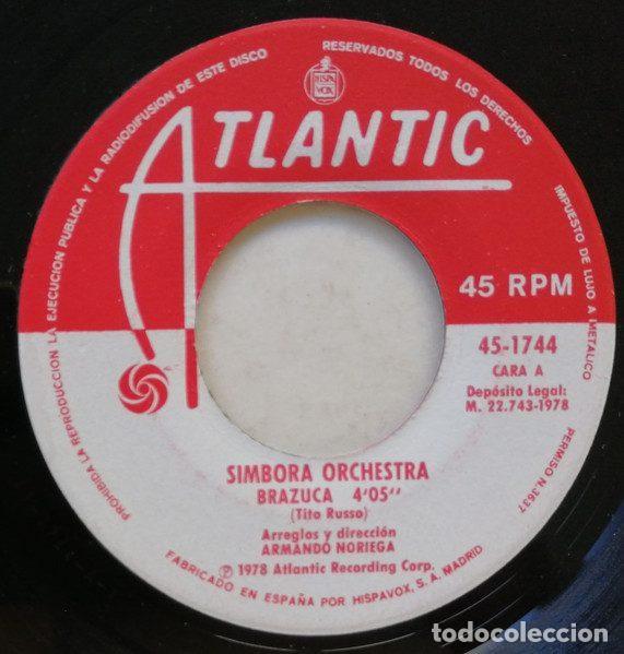 Discos de vinilo: Simbora Orchestra &ndash; Brazuca (Vinyl, Atlantic 45-1744) - Foto 4